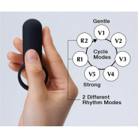 Кільце ерекційне TENGA-SVR SMART VIBE RING Чорне