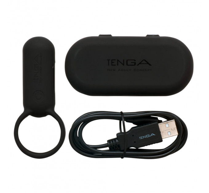 Кільце ерекційне TENGA-SVR SMART VIBE RING Чорне