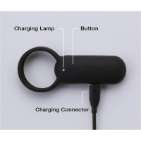 Кільце ерекційне TENGA-SVR SMART VIBE RING Чорне