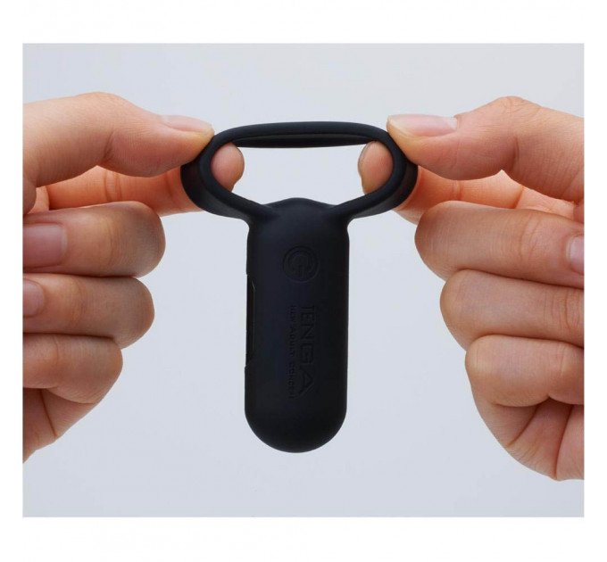 Кільце ерекційне TENGA-SVR SMART VIBE RING Чорне