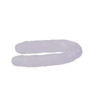 Фаллоимитатор двойной Chisa Hi-Rubber 13 Inch Dildo, прозрачный