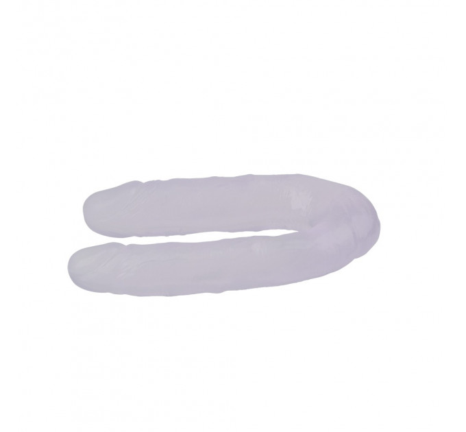 Фаллоимитатор двойной Chisa Hi-Rubber 13 Inch Dildo, прозрачный
