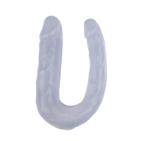 Фаллоимитатор двойной Chisa Hi-Rubber 13 Inch Dildo, прозрачный