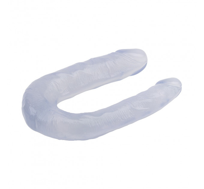 Фаллоимитатор двойной Chisa Hi-Rubber 13 Inch Dildo, прозрачный