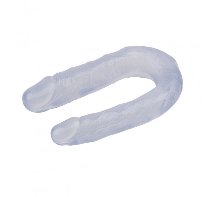 Фаллоимитатор двойной Chisa Hi-Rubber 13 Inch Dildo, прозрачный