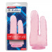 Фаллоимитатор двойной Chisa Hi-Rubber 7.9 на присоске, розовый