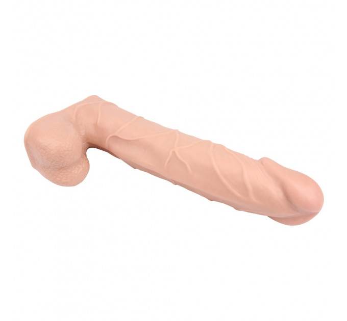 Фаллоимитатор Гигант из киберкожи Chisa Cal-king Dicks Invader's Whopper, бежевый