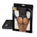 Гартеры с наручниками Star Night Sexy Bondage из экокожи, черные, One Size