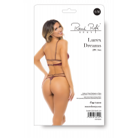 Комплект білизни LUREX DREAMS 2PC SET BURGUNDY, S/M