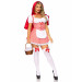 Костюм Красной Шапочки М Leg Avenue Fairytale Miss Red, 2 предмета, красный