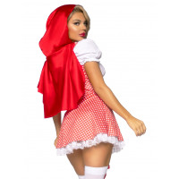 Костюм Червоної Шапочки М Leg Avenue Fairytale Miss Red, 2 предмети, червоний