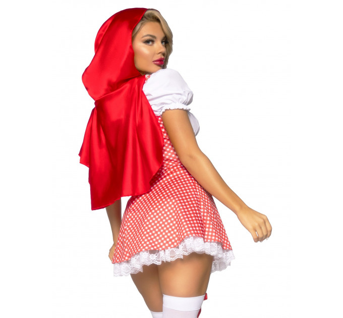Костюм Красной Шапочки М Leg Avenue Fairytale Miss Red, 2 предмета, красный