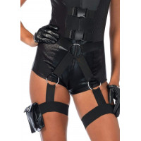 Костюм полицейской Leg Avenue Flirty Five-0 Cop M