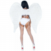 Крылья ангела из перьев Leg Avenue White Feather Wings - Hvit