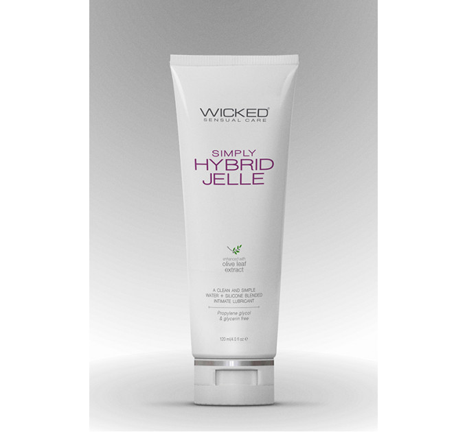 Лубрикант на водной/силиконовой основе WICKED SIMPLY HYBRID JELLE 120ML