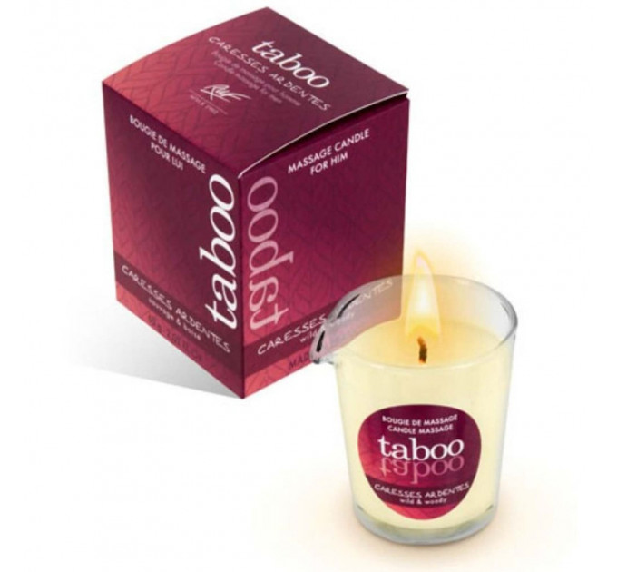 Массажная свеча Taboo caresses ardentes for men