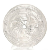 Мастурбатор у колбі з внутрішнім рельєфом Fleshlight GO Torque Ice, прозорий