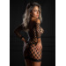 Мини платье Daring Deluxe Fence Net Black