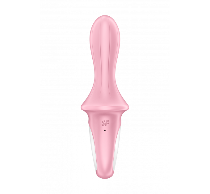 Надувной анальный смарт вибратор SATISFYER AIR PUMP BOOTY 5 CONNECT APP RED