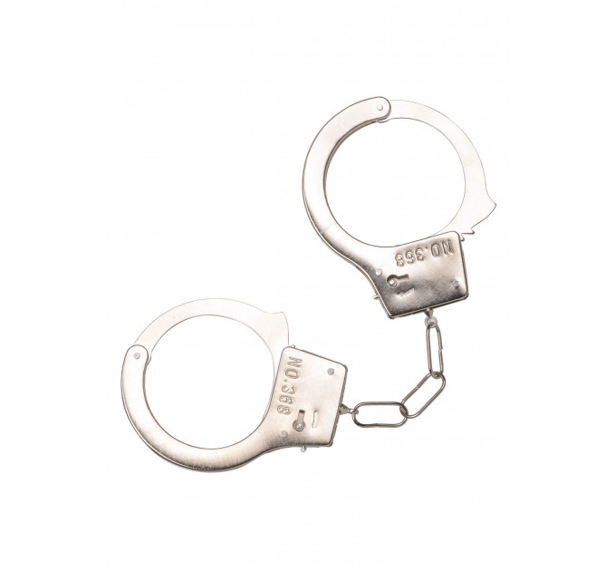 Наручники металлические с пушком CalExotics Playful Furry Cuffs, белые
