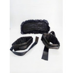 Наручиники DS Fetish Handskaff with blinfold black