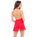 Пеньюар DOLLED UP HALTER 2PC CHEMISE SET RED, S/M
