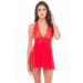 Пеньюар DOLLED UP HALTER 2PC CHEMISE SET RED, S/M