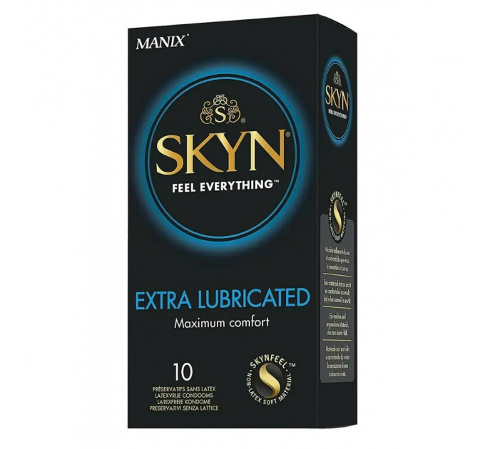 Презервативи безлатексні Skyn Extra Lubricated, з додатковим мастилом (ціна за пачку, 10 шт.)