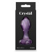 Стеклянная пробка NS Novelties CRYSTAL HEART PURPLE