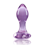 Стеклянная пробка NS Novelties CRYSTAL HEART PURPLE