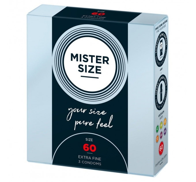 Презервативы Mister Size 60mm pack of 3