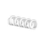 Набор сменных насадок на вакуумный стимулятор Satisfyer Penguin Climax Tips, белый