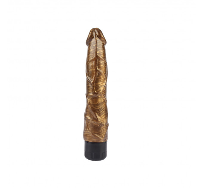 Вибратор реалистичный Chisa DarkMuscle Pleasure Ranger, золотистый