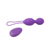 Виброяйцо с пультом управления Chisa M-Mello Ridged Vibrating Bullet, фиолетовый