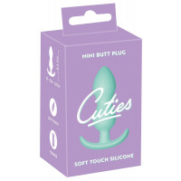 Анальная пробка рельефная Cuties Plugs, зеленая