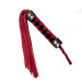 F61416 Плетка из замши ромб FLOGGER BLACK/RED