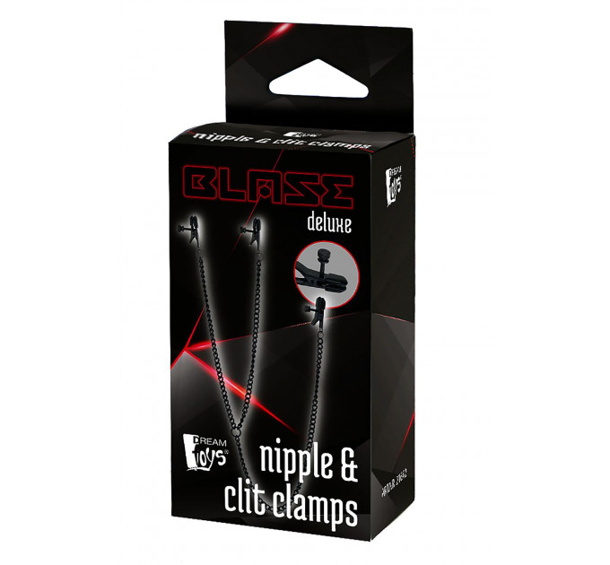 Зажимы для сосков и клитора BLAZE DELUXE NIPPLE & CLIT CLAMPS