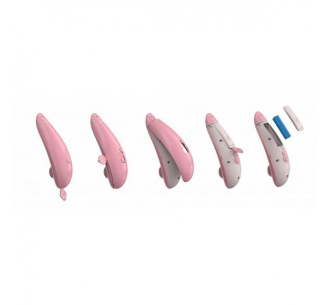 Бесконтактный клиторальный стимулятор Womanizer Premium ECO из био материалов, PINK