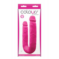 Подвійний фалоімітатор COLOURS DP PLEASURES PINK