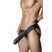 Страпон чоловічий Dr. SKIN 7INCH HOLLOW STRAP ON, BLACK
