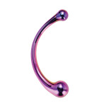 DT21835 Изогнутый стеклянный фаллоимитатор Dream Toys GLAMOUR GLASS CURVED WAND