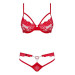 Комплект Obsessive 829-SET-3 SET S/M красный
