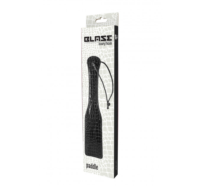 Шлепалка BLAZE LUXURY PADDLE CROCO BLACK