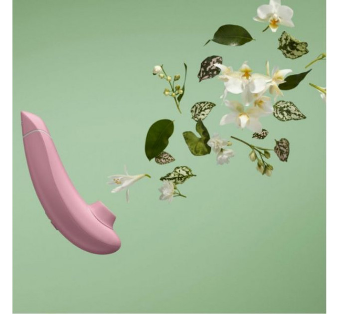 Бесконтактный клиторальный стимулятор Womanizer Premium ECO из био материалов, PINK