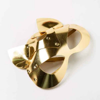 Маска-Кішка Leather, Gold