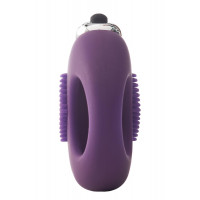 Ерекційне кільце з вібрацією Dream Toys FLIRTS COCKRING PURPLE