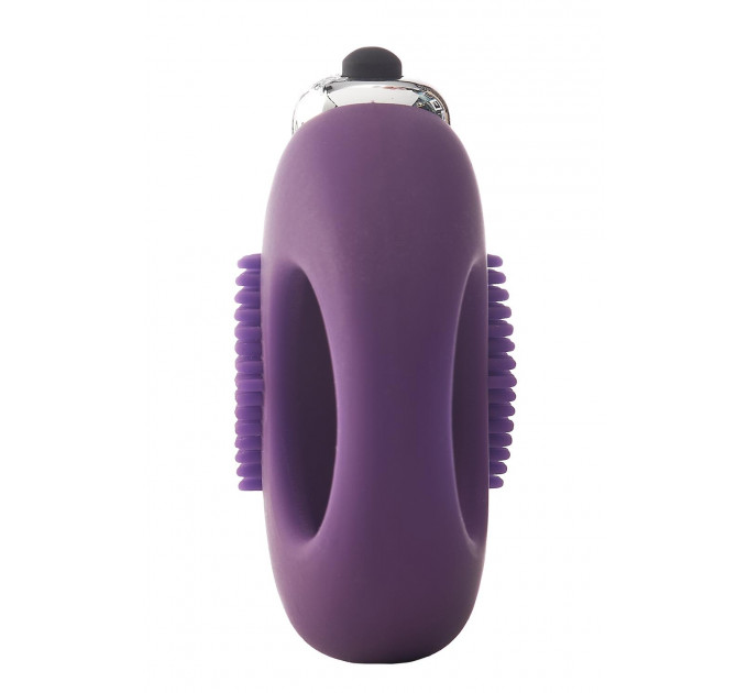 Ерекційне кільце з вібрацією Dream Toys FLIRTS COCKRING PURPLE
