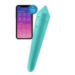 Мощная вибропуля с функцией управления с смартфона Satisfyer Ultra Power Bullet 8, бирюзовый