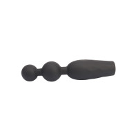 Анальна пробка CHISA Black Mont Vibrating Booty Beads з вібруючими бусинами