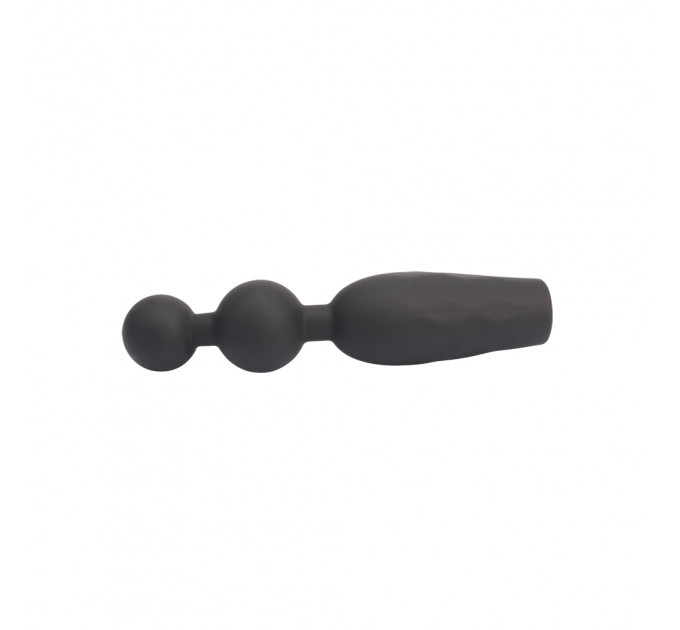 Анальная пробка CHISA Black Mont Vibrating Booty Beads с вибрирующими бусинами
